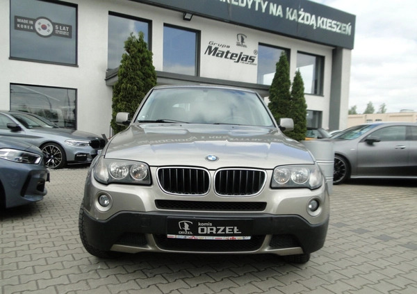 BMW X3 cena 22900 przebieg: 276342, rok produkcji 2007 z Sławno małe 301